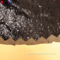 Hot Selling 3Mm Black Sequin Fabric